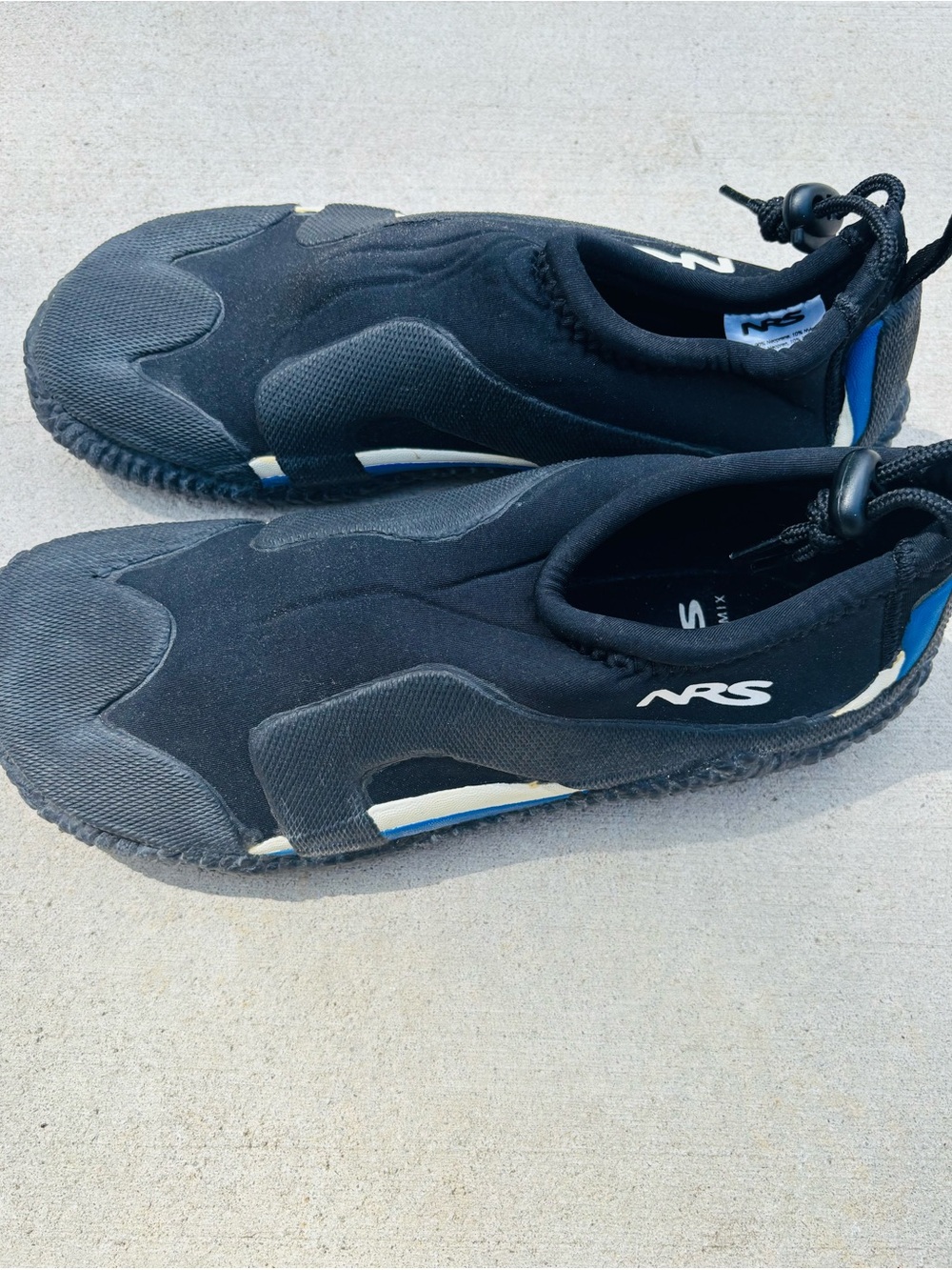 NRS Kicker Black Men's Water Shoes - Slip-On Boat Shoes size 10 - Picture 3 of 8
